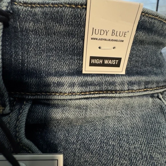 NWT Judy Blue Womens Medium Wash High Waist Flare Jeans Size 13/31 - Picture 7 of 12